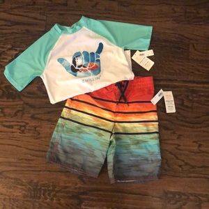 Old Navy swim set, size Med (8), NWT 🤙🏽